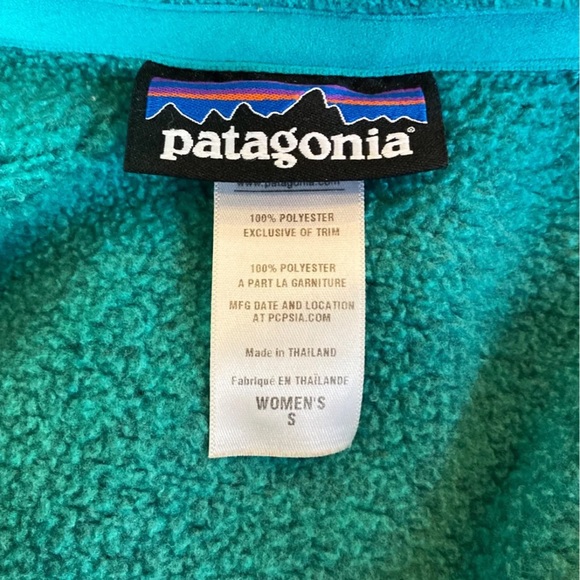 Patagonia Better Sweater 1/4 Zip In Turquoise - Picture 6 of 7